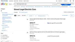 eBay - Deluxe Light Kit for Club Car Precedent