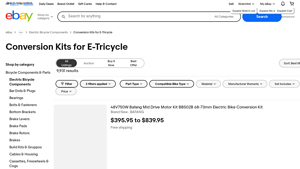Ebay - E-Tricycle Conversion Kits