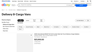 Delivery & Cargo Vans - eBay Listings
