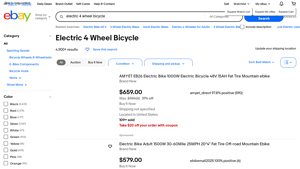 BAFANG - Electric 4 Wheel Bicycle