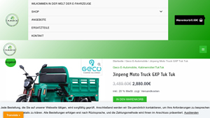 Jinpeng - Moto Truck GXP Tuk Tuk