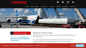 Edwards Inc - Hydraulic Truck Cranes