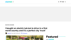 Electrek - Electric Rickshaw