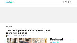 Electrek - Affordable Tiny Electric Cars