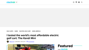 Kandi - Mini Electric Golf Cart