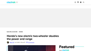 Honda - CUV e Electric Scooter