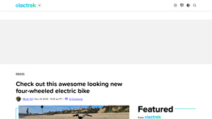 ANYterrain - Stabilized 4-wheel Electric Bike