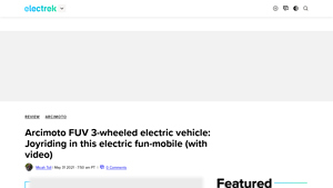 Arcimoto - FUV Electric Vehicle