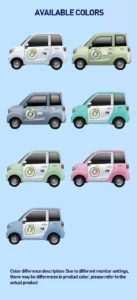 A stock image illustrating electric car without driving licence concepts