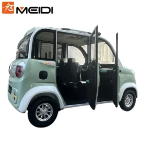 A stock image illustrating electric tricycles 4 wheel car concepts