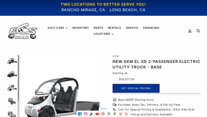 GEM - 2024 EL XD Utility Truck