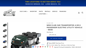 Club Car - 2024 Transporter Electric Utility Vehicle
