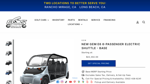 GEM - e6 6-Passenger Electric Shuttle