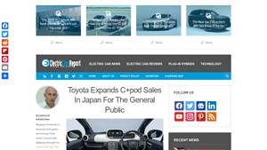 Toyota - C+pod Ultra-Compact BEV