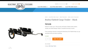 Burley - Flatbed Cargo Trailer