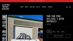 Pak Yak Pro - Electric Import Motors