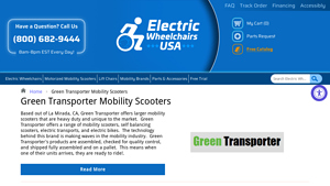 Green Transporter - Cheeta Ninja All-Terrain Mobility Scooter