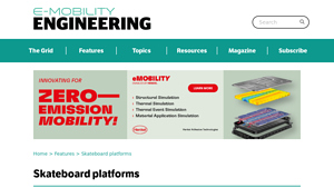 eMobility Engineering - Skateboard Platforms for EVs