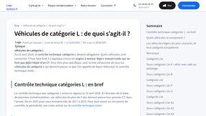 Eplaque - Contrôle Technique Véhicules Légers