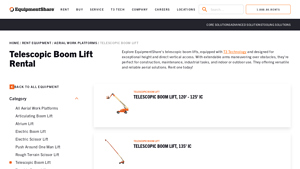 EquipmentShare - Telescopic Boom Lift Rental