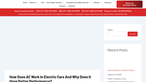 Eric's Car Care - Efficient EV Air Conditioning