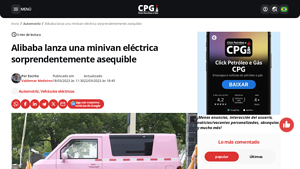Alibaba - Minivan Eléctrica Asequible