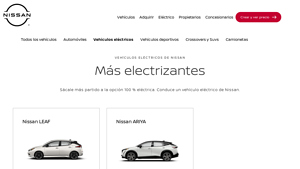 Nissan - Vehículos Eléctricos Destacados