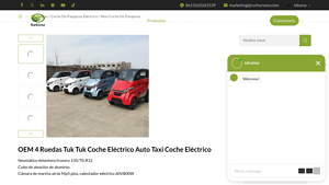 Runhorse - Tuk Tuk Coche Eléctrico 4 Ruedas