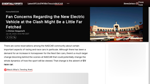 NASCAR - All-Electric Race Car Prototype