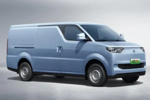 A stock image illustrating ev cargo van concepts