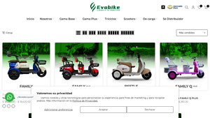 Evobike - Triciclo Eléctrico FAMILY