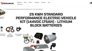 Evsource - 25 kWh Standard Performance Electric Vehicle Kit