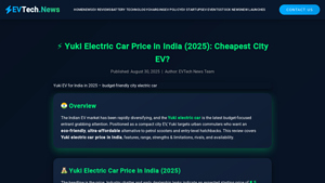 Yuki - Electric Car