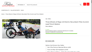 Falcoe - All Electric Recumbent Trike