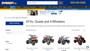 Family Go Karts - Off Road ATVs