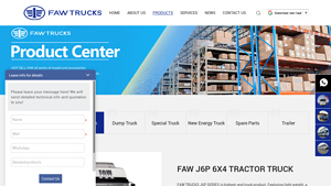FAW - J6P 6X4 Tractor Truck