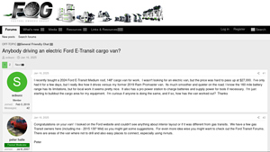 Ford - E-Transit Cargo Van