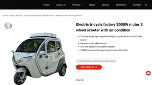 Fodauto - Electric Tricycle with 3000W Motor