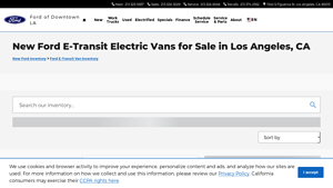 Ford - E-Transit Electric Vans