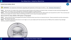 Ford - Rotary Control Hub Selector