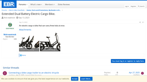 Electric Bike Review - Extended Dual Battery Cargo Bike