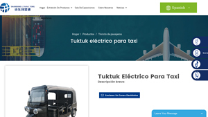 FT-China - Tuk-Tuk Eléctrico para Taxis