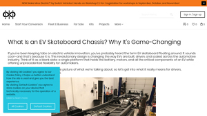 Fuel2Electric - EV Skateboard Chassis