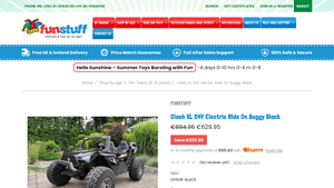 Funstuff - Clash XL 24V Electric Ride On Buggy