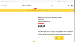Feber - Scooter 3x1 Trimoto Electric 6V