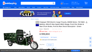 Freejoyer - Electric Cargo Tricycle FW5