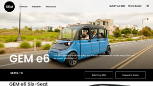 GEM - e6 Electric Shuttle