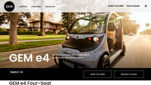 GEM - e4 Electric Vehicle