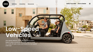 Gemcar - e2 Low-Speed Vehicle