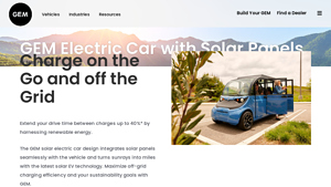 GEM - Electric Car with Solar Panels